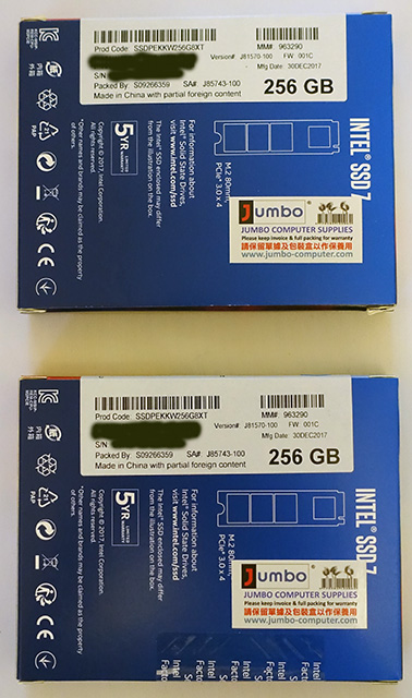 Intel 760p 256gb Ssd 開箱加測試 固態硬碟 儲存燒錄 電腦領域hkepc Hardware 全港no 1 Pc討論區